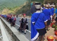 婆家40多人護送女子回娘家 這種被重視的感覺真的很好